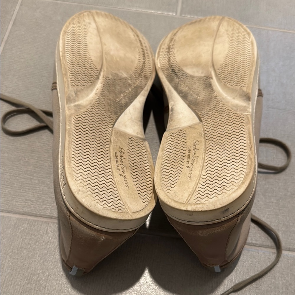 Feragamo World Tan Desert Sneakers - Picture 5 of 5